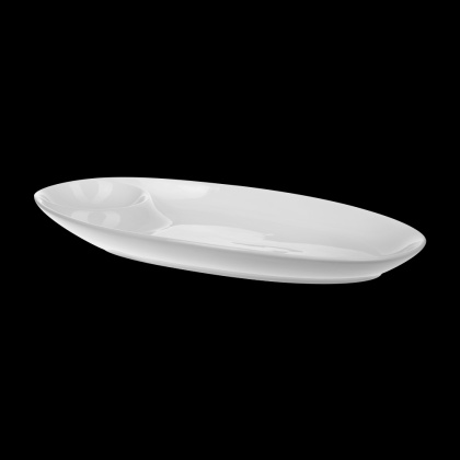 БЛЮДО овал. для завтрака 13''х7'' 340х180мм "Chan Wave Classic" - изображение 3